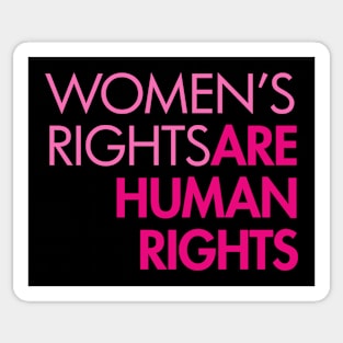 Women's Rights are Human Rights - Pinks Sticker